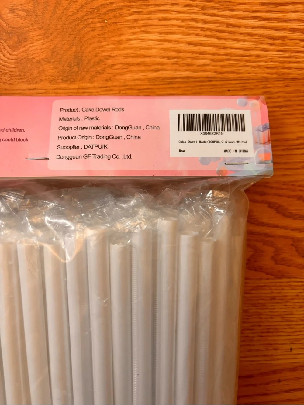 Cake Dowell Rods White Cake Support Dowels - 100 Piece
